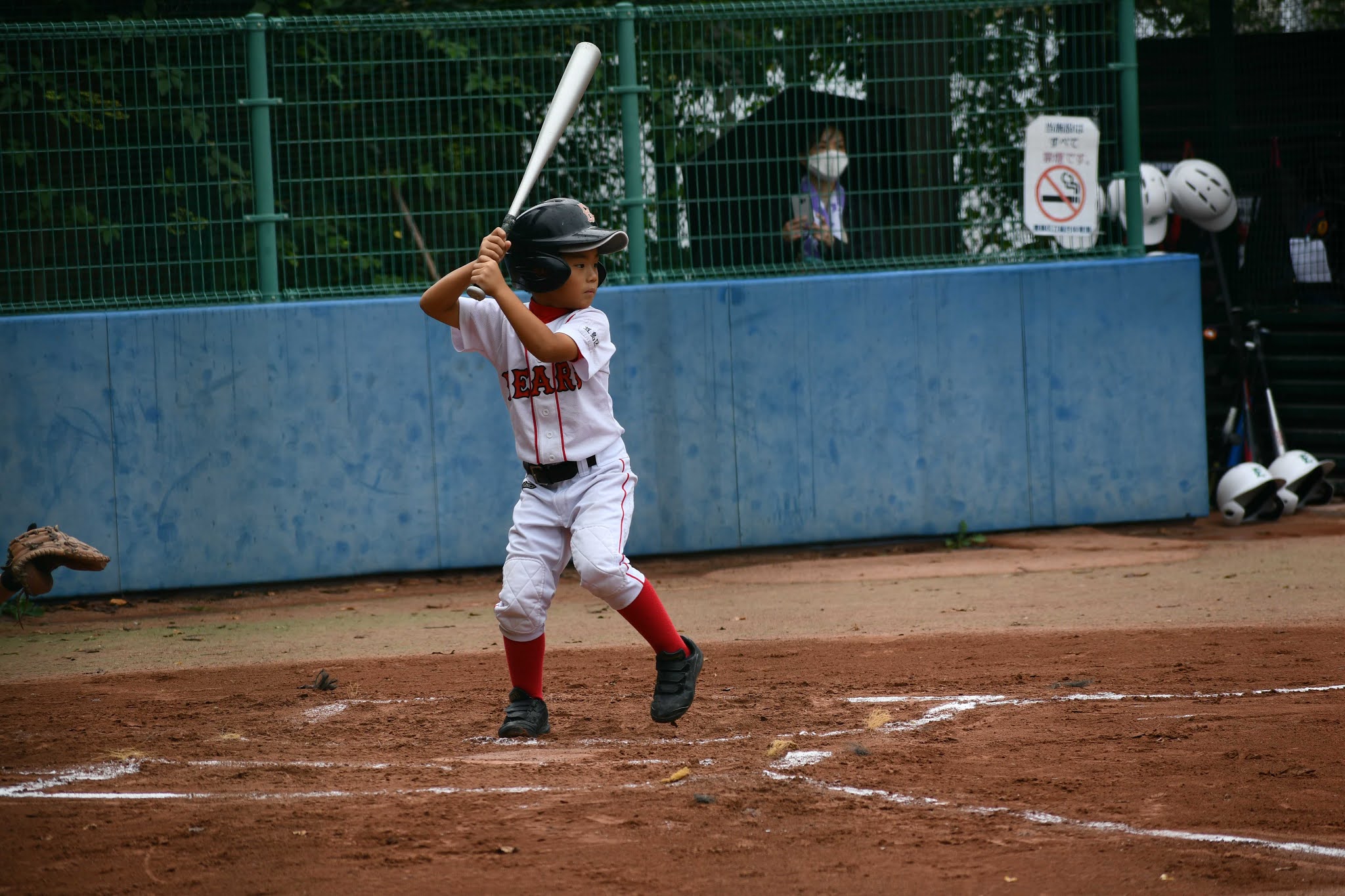 キャプテン、バッティングはイマイチだったけど、Wヘッダーだったもんね。 戸田橋の新人戦の方では活躍してくれたし、ファーストでも頑張ったから良し！