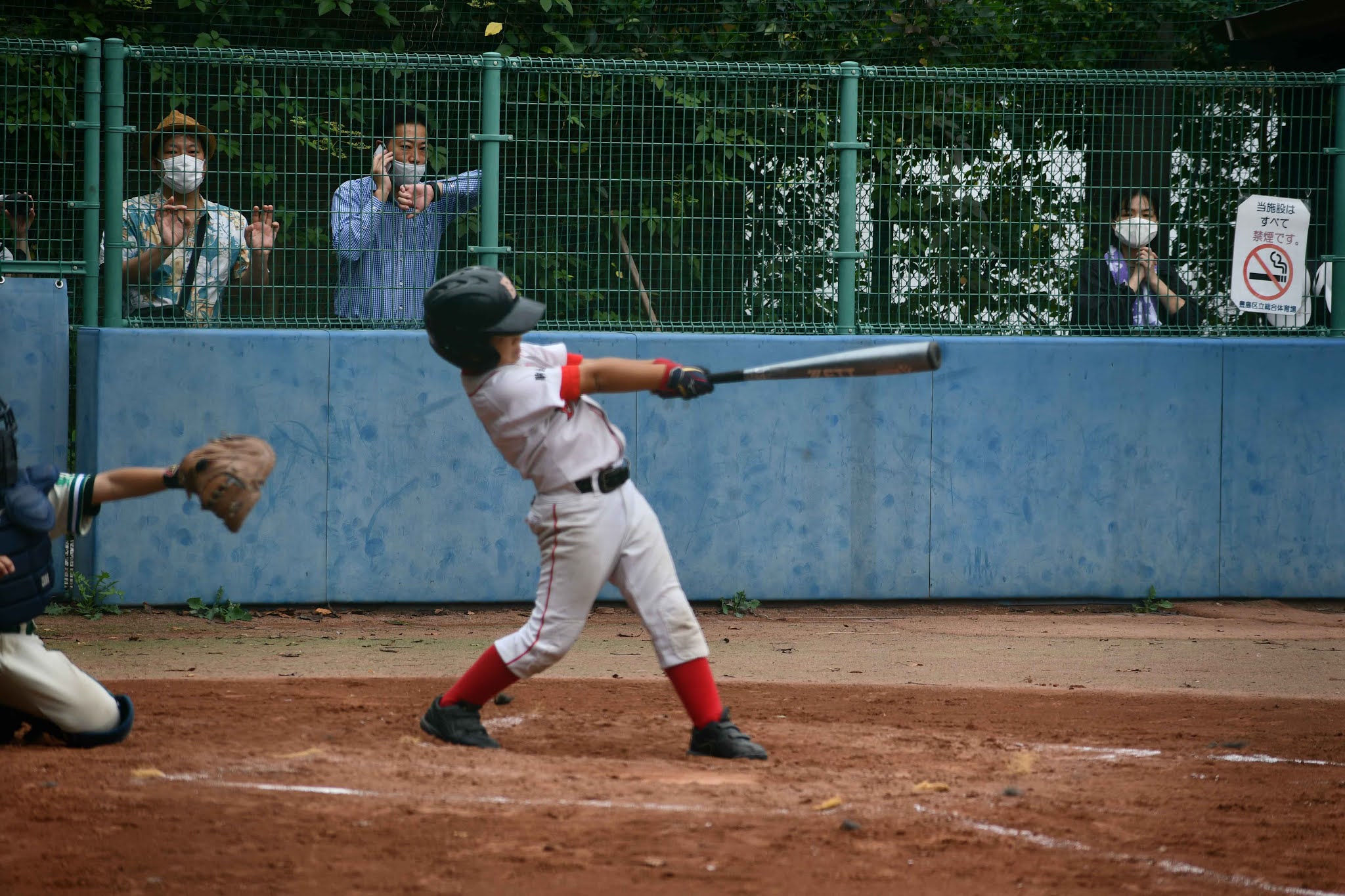 成長著しいショートくんは、追加点が欲しい場面でセンター前に2点タイムリーとなるクリーンヒット
