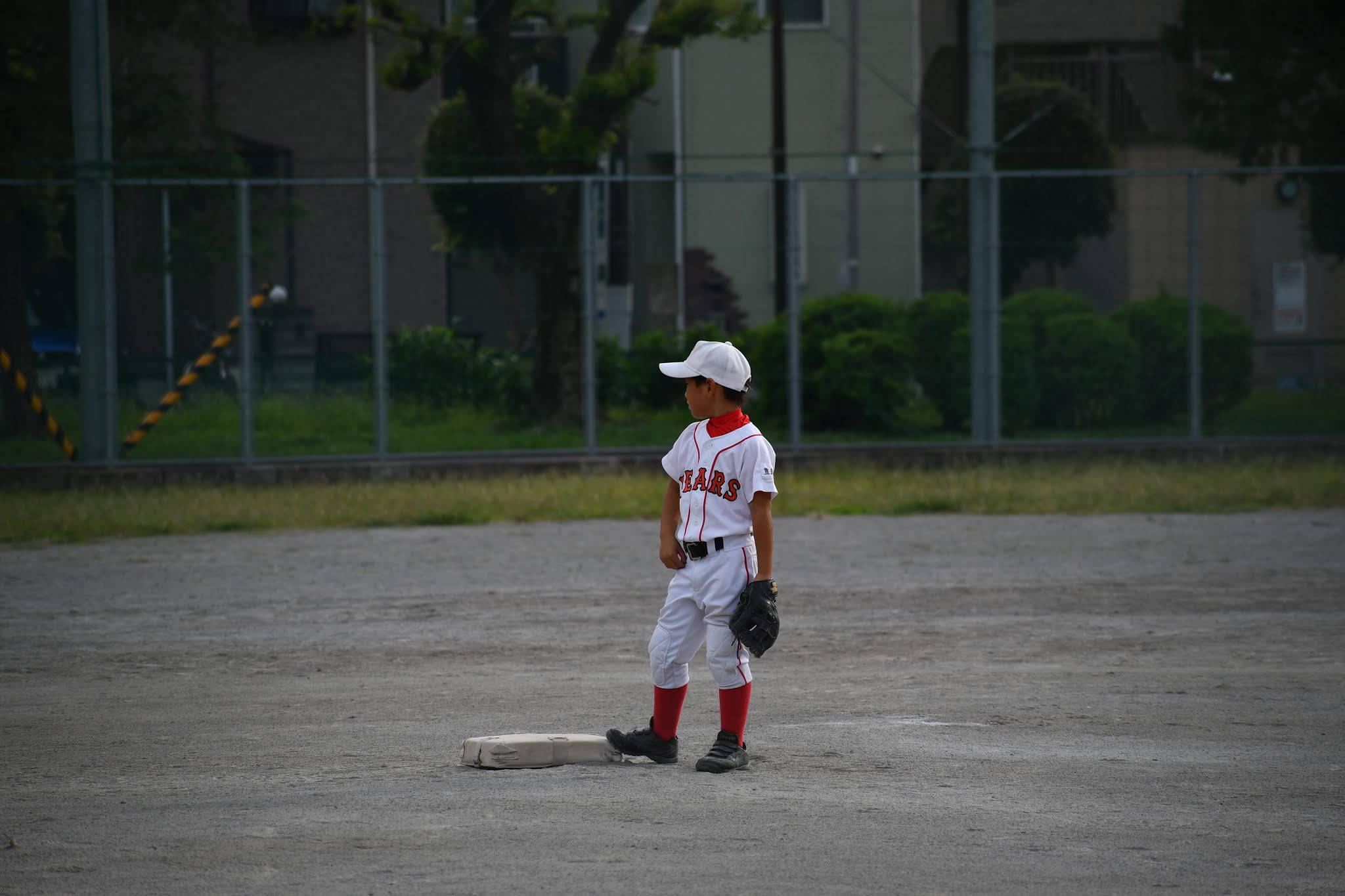 守備も気合い入って、誰よりも声を張り上げていました。