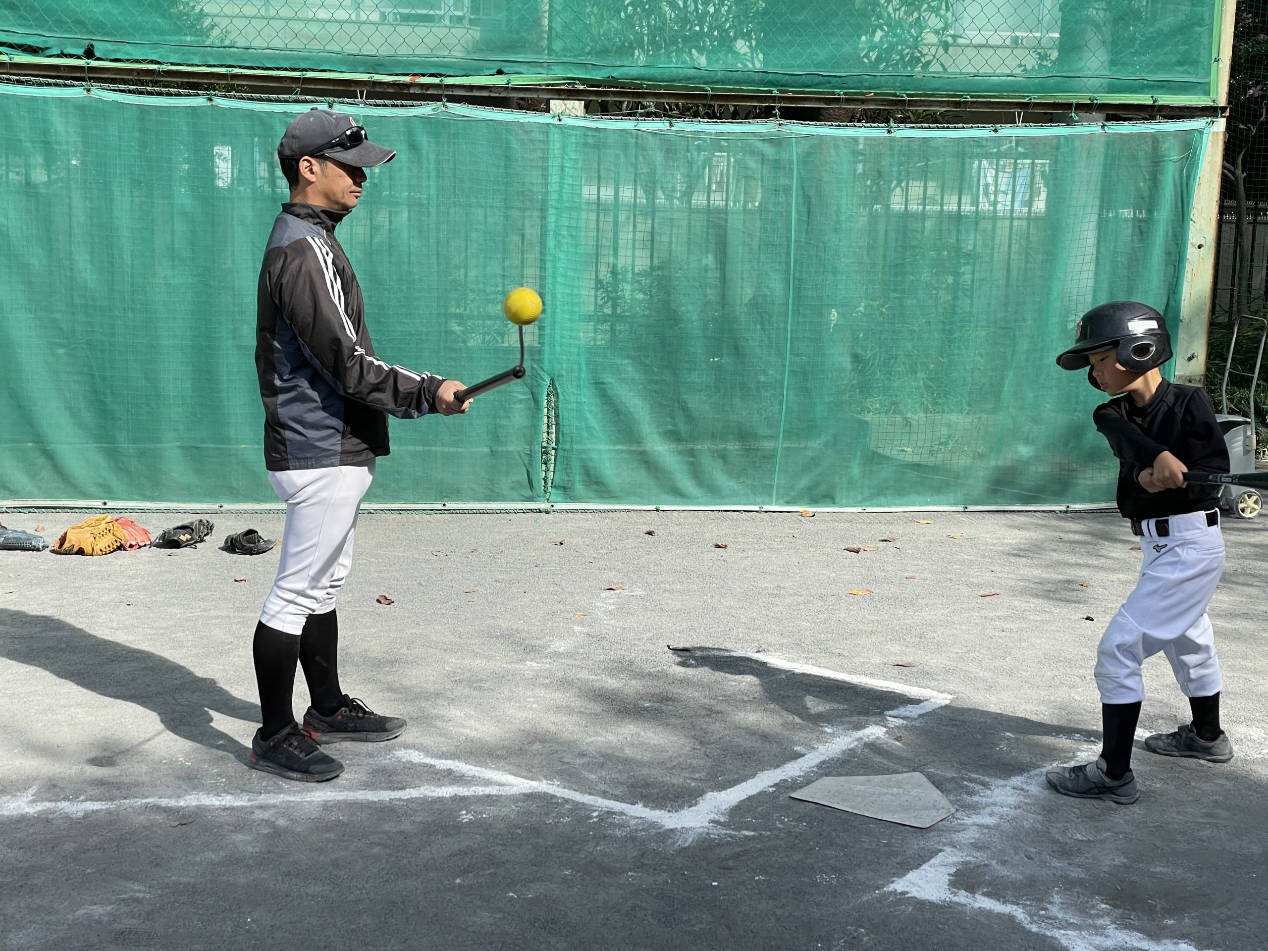 なかなかうまく当たらないね