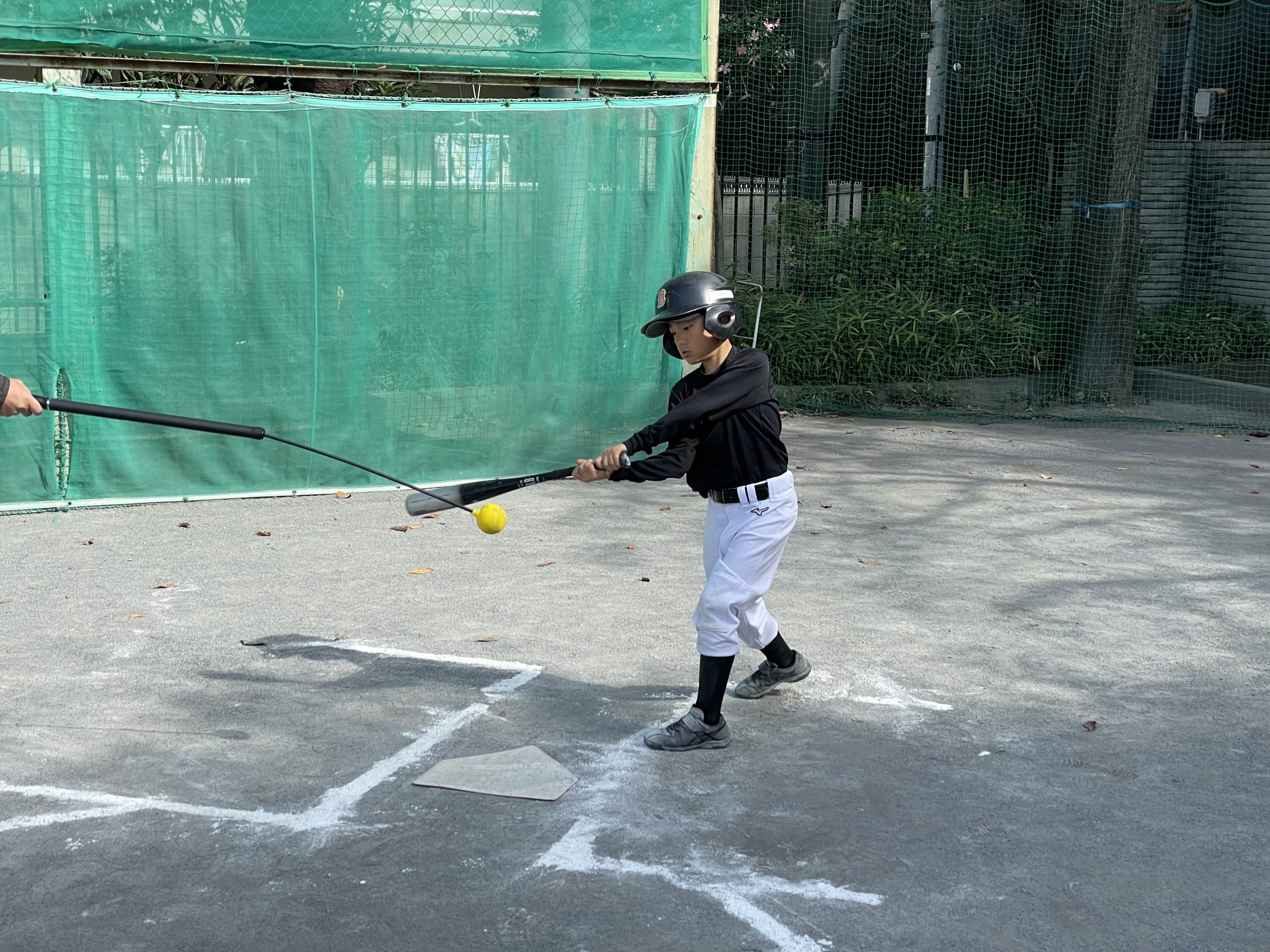 なかなかうまく当たらないね