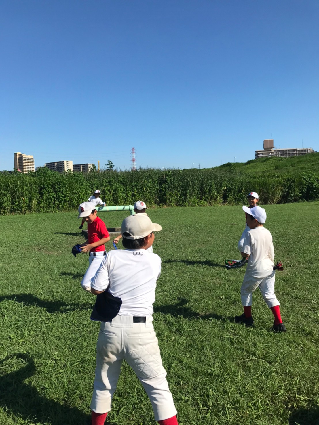 キャッキャッ言いながら、みんな元気です。