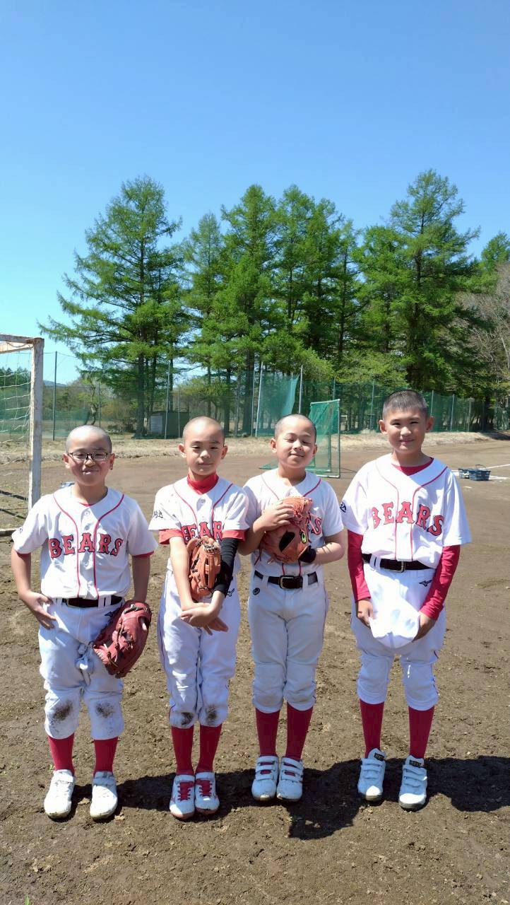 気合いの入った高学年4人